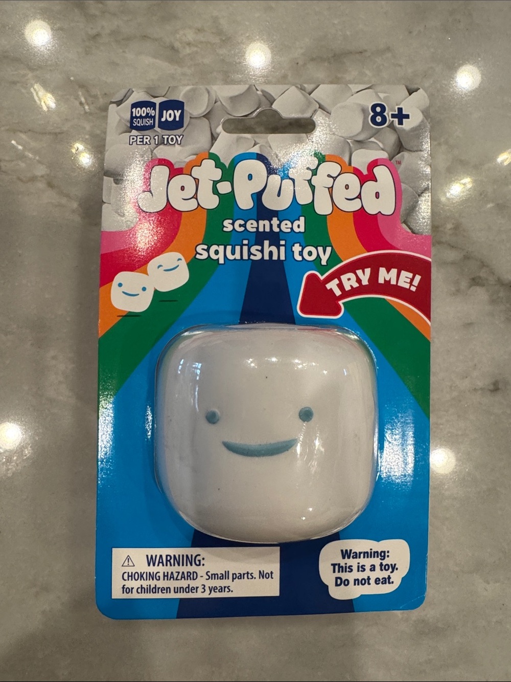 Scented White squishi  Toy - Cute Marshmallow Jet Puffed